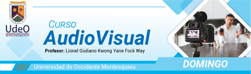 banner curso de audiovisual domingo